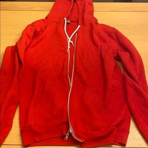 All red hoodie !2 for $20!